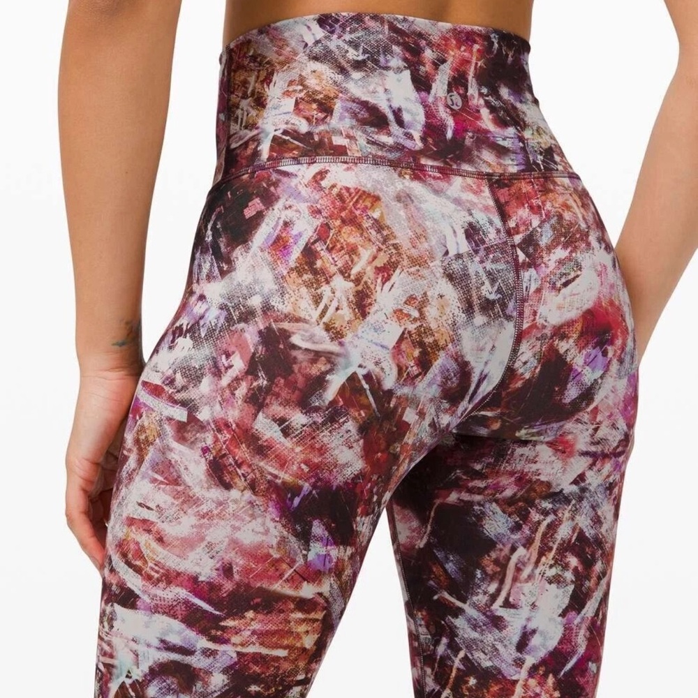 Lululemon Athletica Multicolor Abstract Leggings